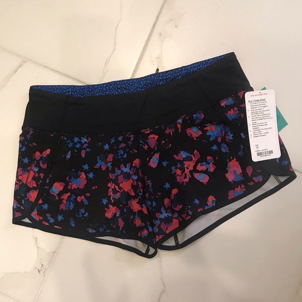 Lululemon Run Times Short New Sz 10